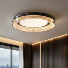 玻璃卧室吸顶灯2026新款意式极简轻奢高级感全光谱护眼书房主卧灯