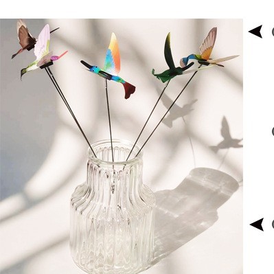 Decoración de mariposa 3D de PVC, enchufable, de una o doble capa, para jardín, fiesta y exteriores