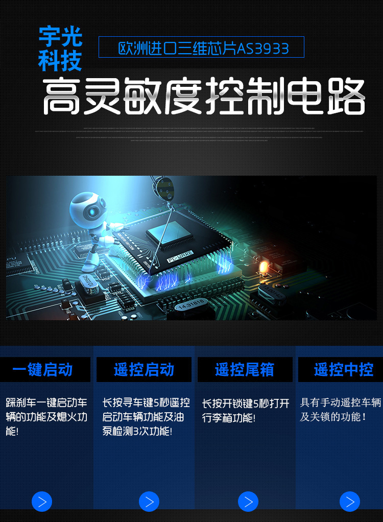 C3 Export Model: One-Touch Start + Remote Start + Remote Trunk Control + Anti-Theft + Mobile App Control Modification