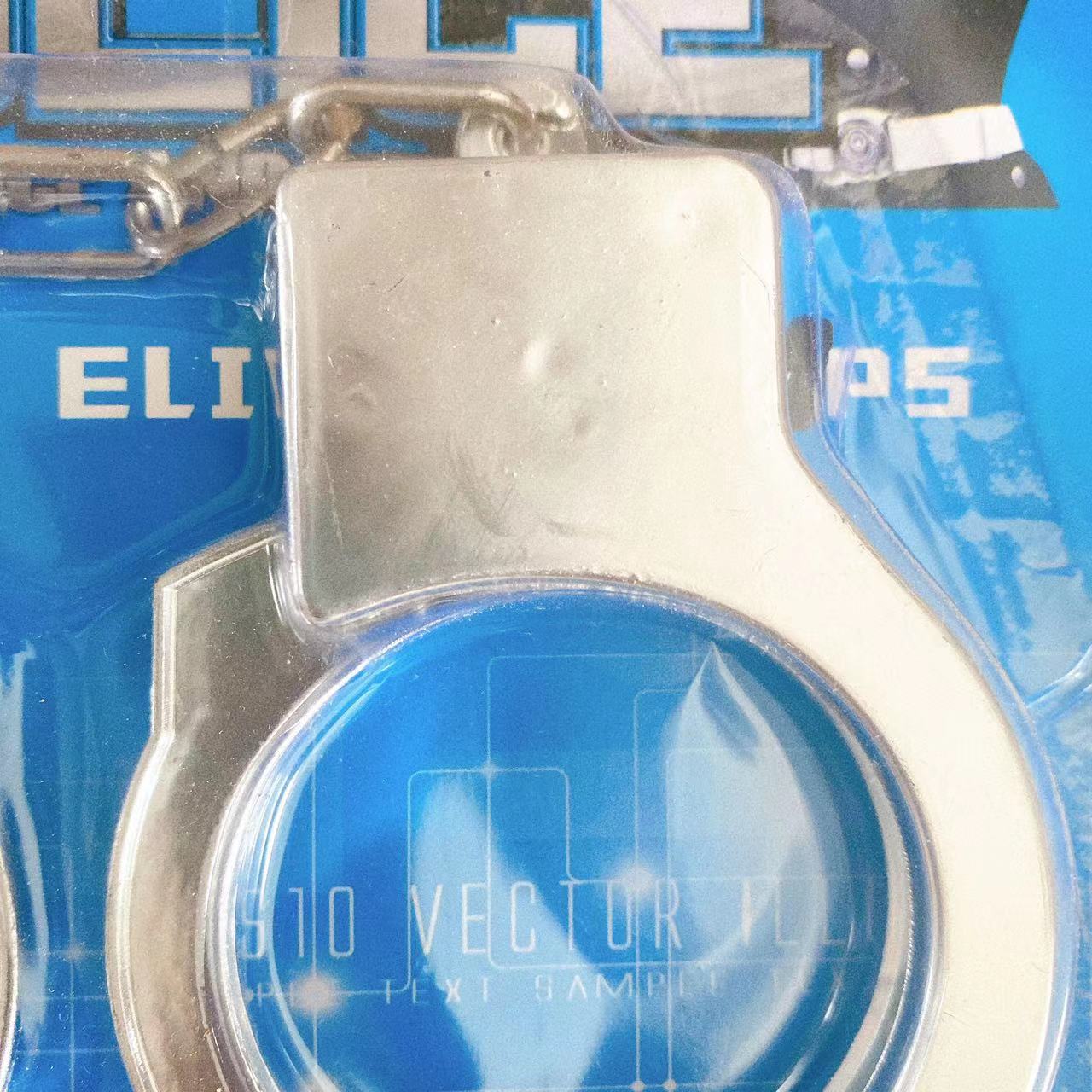 2 yuanes tienda de juguete de plástico esposas de simulación apoyos juego de rol Casa de plata modelo puesto al por mayor