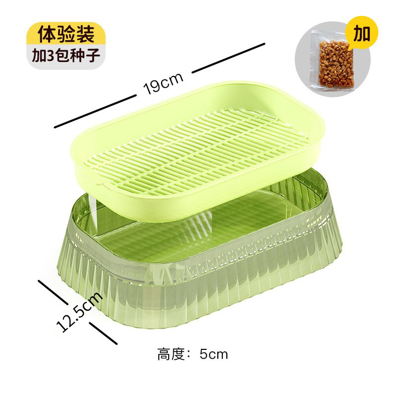 Plantas en maceta para gatos para mascotas transfronterizas, caja de plantación hidropónica sin suelo, plato de cultivo, bocadillos para gatos, menta gatera al por mayor