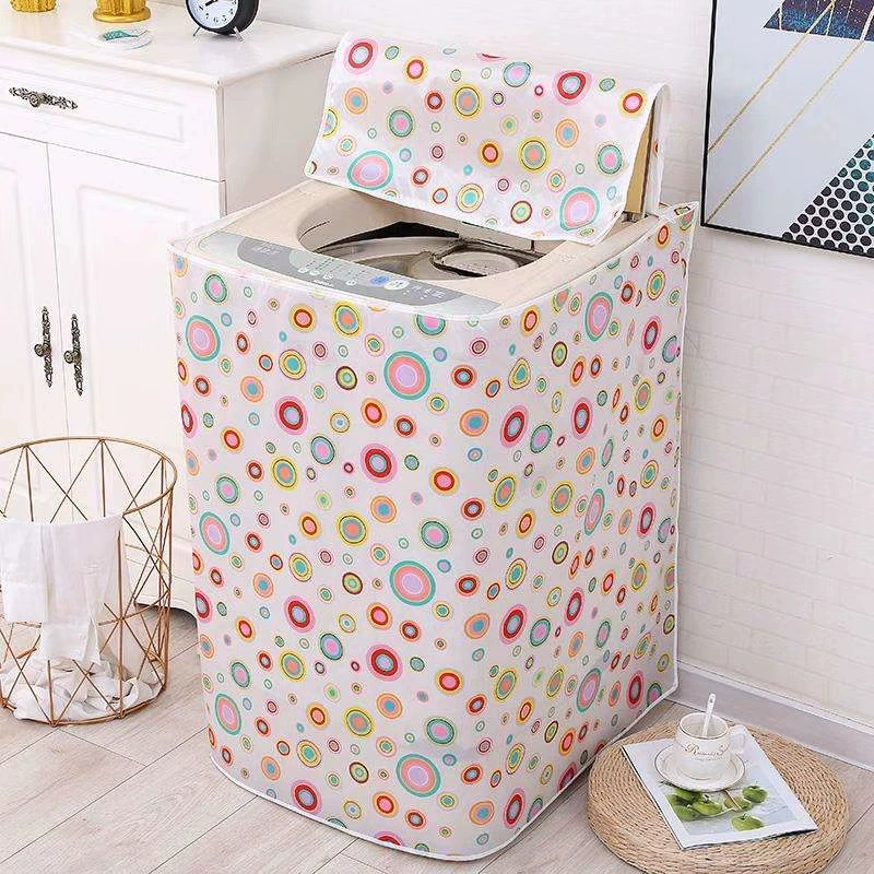 Чехол для стиральной машины полностью автоматический открывающийся сбоку барабан стиральной машины двухцилиндровый сатиновый пылезащитный чехол для стиральной машины