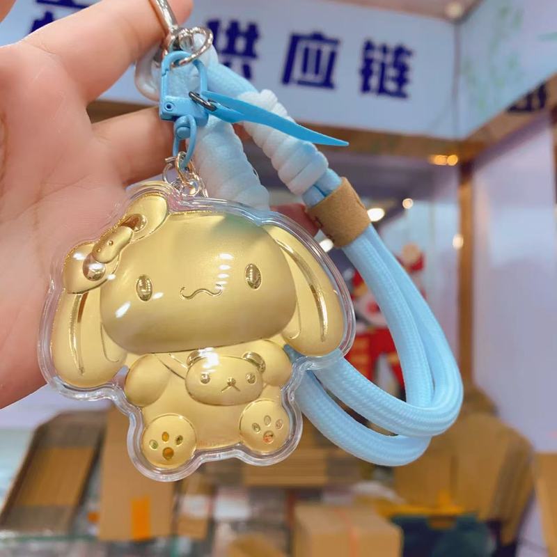 純金ウルトラマンクレヨンしんちゃんペンダントゴールドキーホルダー携帯電話吊りチェーンバッグペンダント小さなギフト|undefined