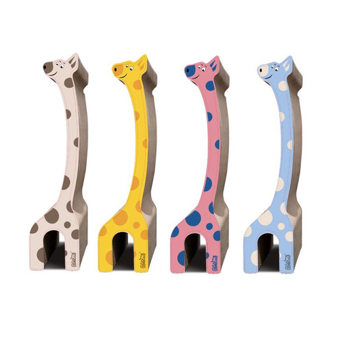 Cat scratching board L-shaped giraffe cat scratching board wear-resistant cat pet toy cat nest integrated corrugated scratch-resistant cat scratching board
