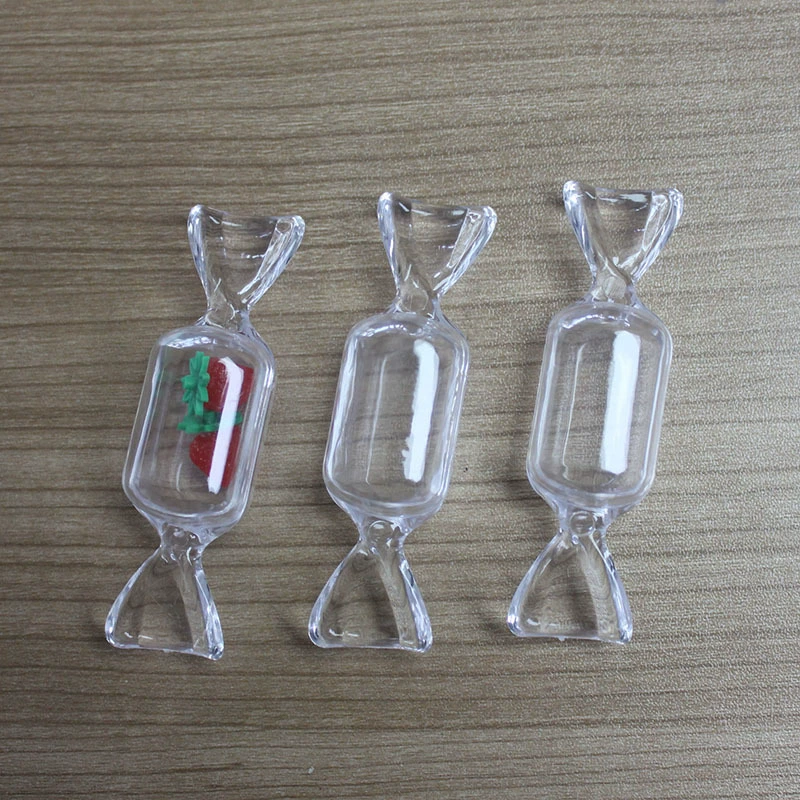 Креативная коробка Акриловые безделушки Коробка для хранения PS Симуляция мини-игра с едой Прозрачная маленькая коробка конфет