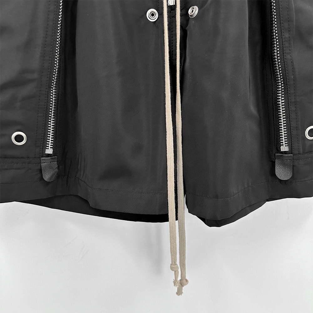 Dark Aesthetic Men's Cargo Shorts With Multi-zip Utility Pockets_voghion.com