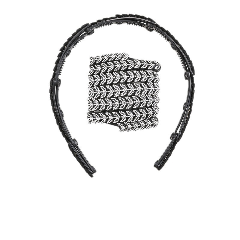 Horde de trigo diamante plegable para mujeres 2025 nuevo cráneo alto portátil viaje lavado de cara tarjeta de cabello de viaje cabello de cabeza