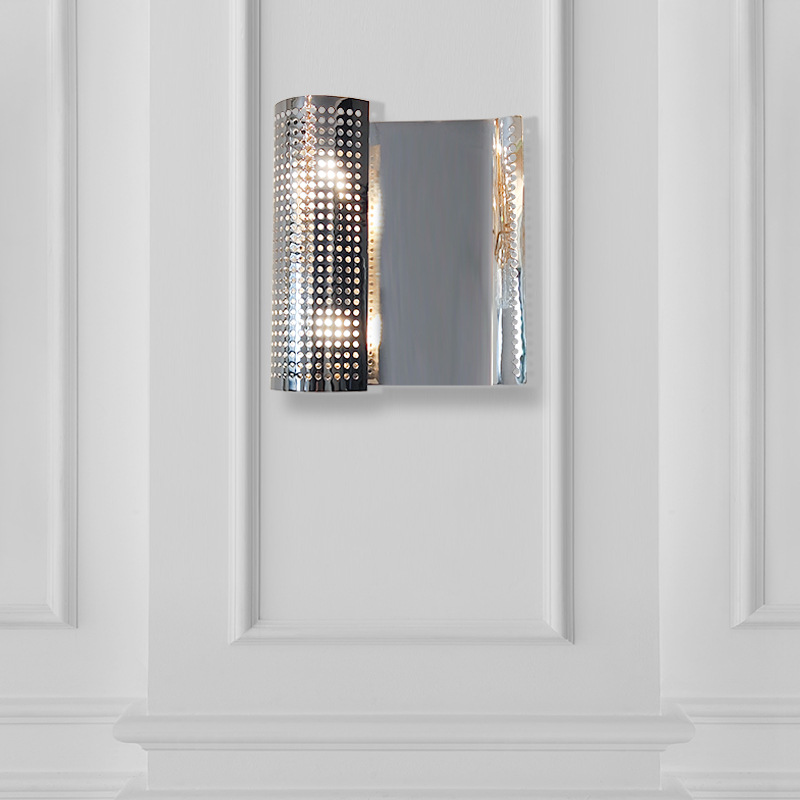 新中式轻奢风玄关走廊装饰壁灯现代简约个性全铜极简抽象书卷壁灯