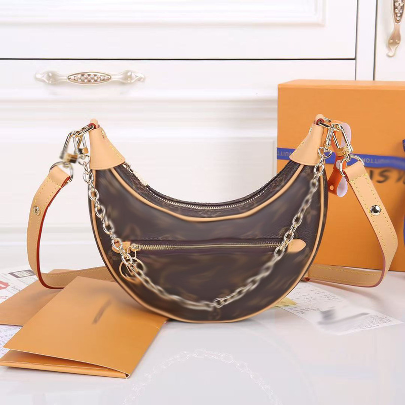 2026 New Vintage French-Style Moon Bag, French-Style Pea Bag, High-End Chain Bag, Niche Shoulder Bag 2026 New Vintage French-Style Moon Bag, French-Style Pea Bag, High-End Chain Bag, Niche Shoulder Bag