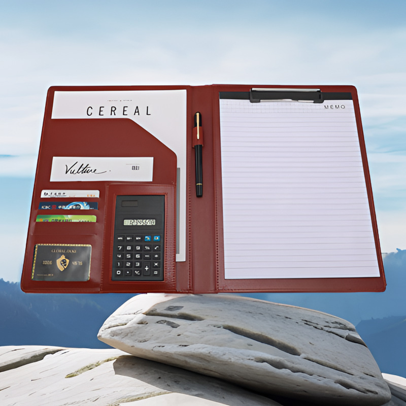 A4 Folder Manager Folder Business Leather Sales Negotiation Folder Business Development Folder Meeting Clipboard Contract Document Folder