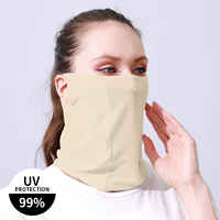 Летняя нейлоновая солнцезащитная маска из ледяного шелка висячие уши верхняя маска для мужчин и женщин тонкая спортивная дышащая сетка