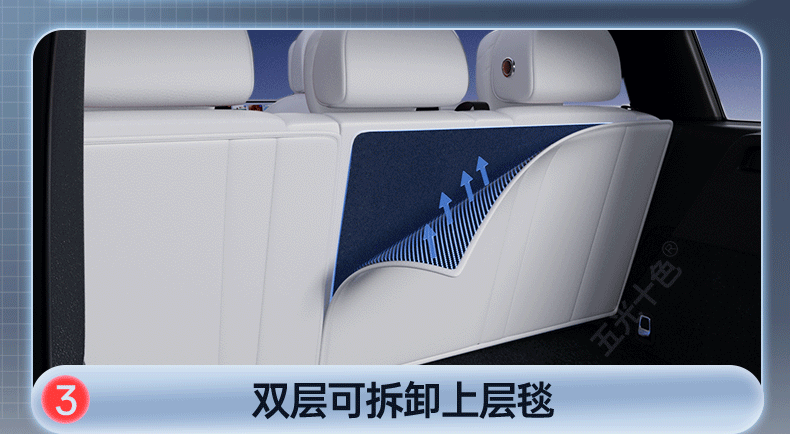 Specially Designed for the Aito M6 Trunk Mat, Full Coverage for 26 Models, Interior Modification Accessories, Trunk Mat