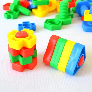 Screw Toys for Toddlers, Babies and Children, Screw and Nut Combination, Disassembly and Assembly, Disassembly and Assembly Building Block Toys