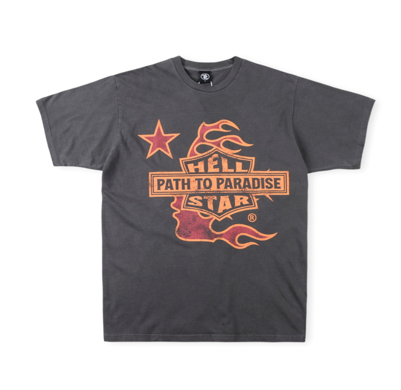 Hellstar T-shirt Path To Paradise Washed Black