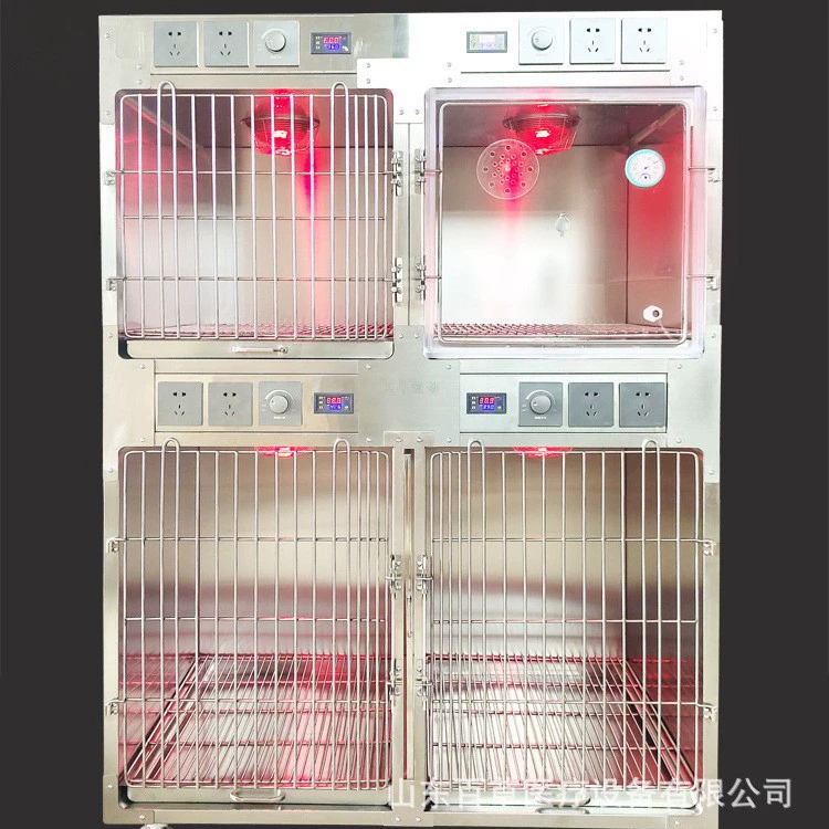 304 нержавеющая сталь стационарная клетка для домашних животных приемная клетка интеллектуальный контроль температуры многослойная клетка для кошек и собак инфузионная клетка