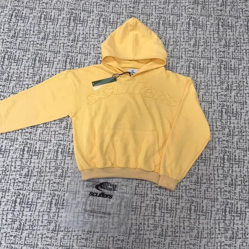 Cross-Border Scuffers Printed Embroidered Sweatshirt Solid Color Hoodie Casual Loose Sports Top Foreign Trade Men's and Women's Clothing Cross-Border Scuffers Printed Embroidered Sweatshirt Solid Color Hoodie Casual Loose Sports Top Foreign Trade Men's and Women's Clothing