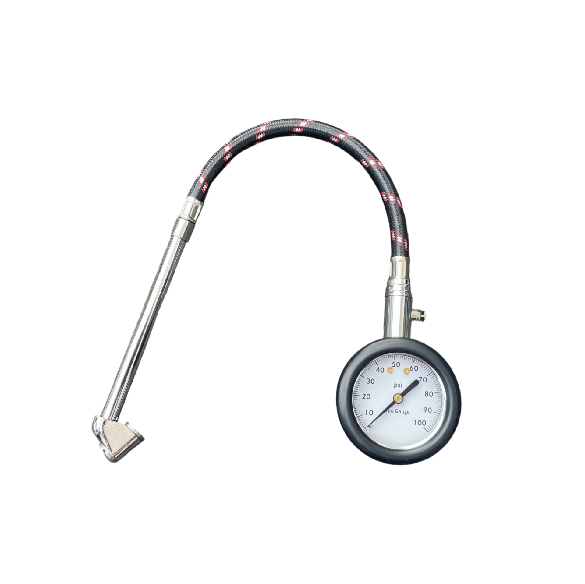 Cross-border car tire pressure gauge, quick deflation test, tire mechanical pressure monitoring, pointer-type tire pressure gauge, wholesale