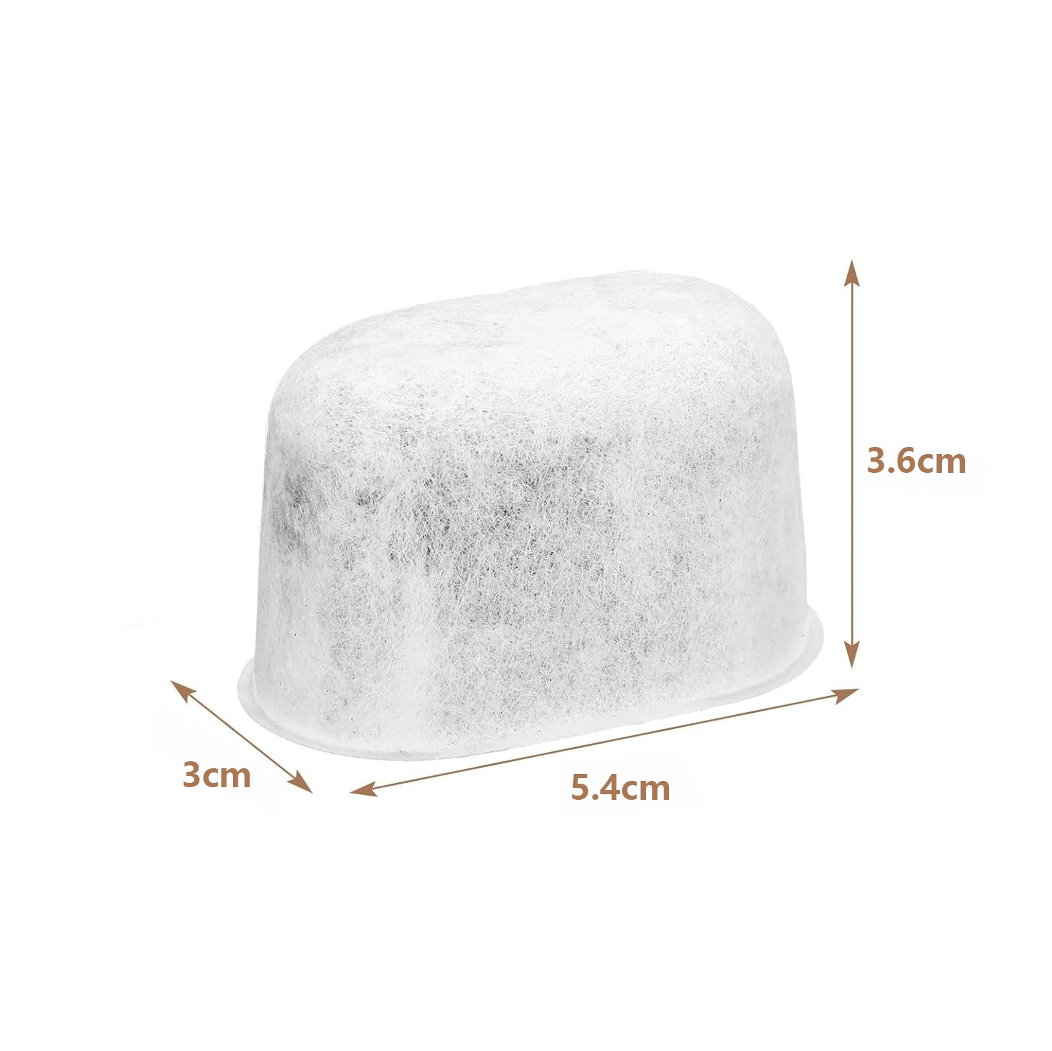 Non-сплетенный кофе машина фильтр хлопка скорлупы кокосового ореха активированного угля умягченной воды Keurig кофе фильтр