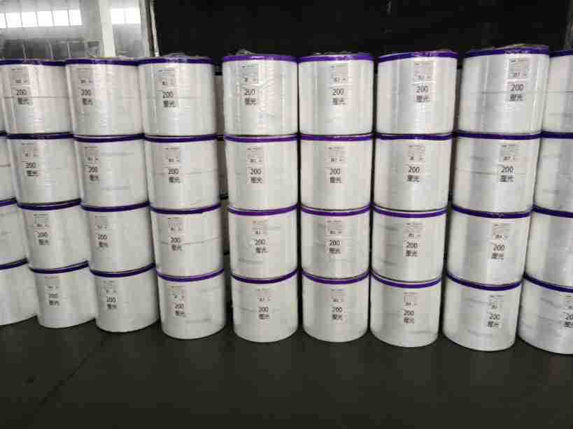 EP纤维热轧工艺生产ES亚光无纺布口罩亲肤面料EP纤维布EP口罩面层