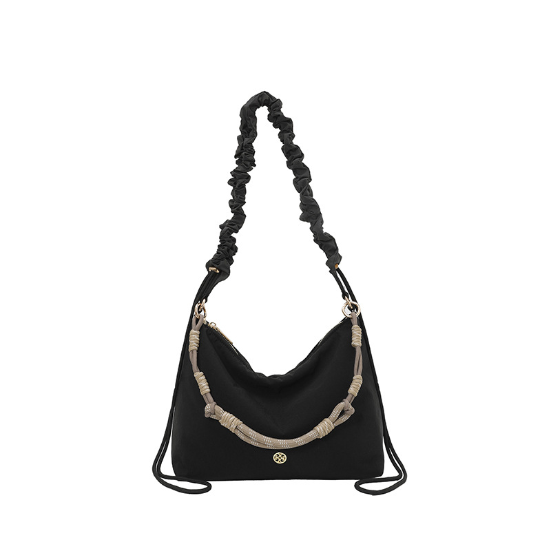 2026 Luxury Niche Design Pleated Casual Bag For Women, Trendy Single Shoulder Crossbody Cloud Bag Wholesale - Thumbnail 6