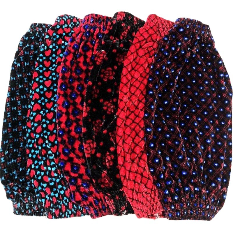 Золотые бархатные рукава Бытовые прочные и долговечные осенне-зимние женские теплые Рукава Кухонные чистящие рукава от обрастания в наличии Оптовая продажа