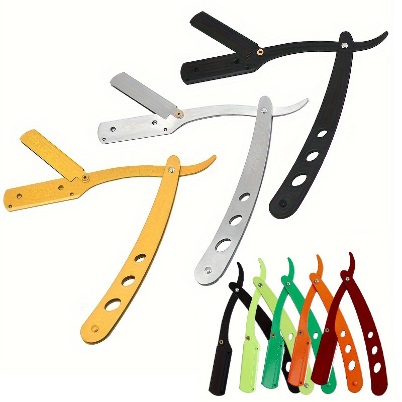 Factory in stock Vintage Manual Folding Razor Commercial Retro Eyebrow Shaving Razor Holder Household Razor