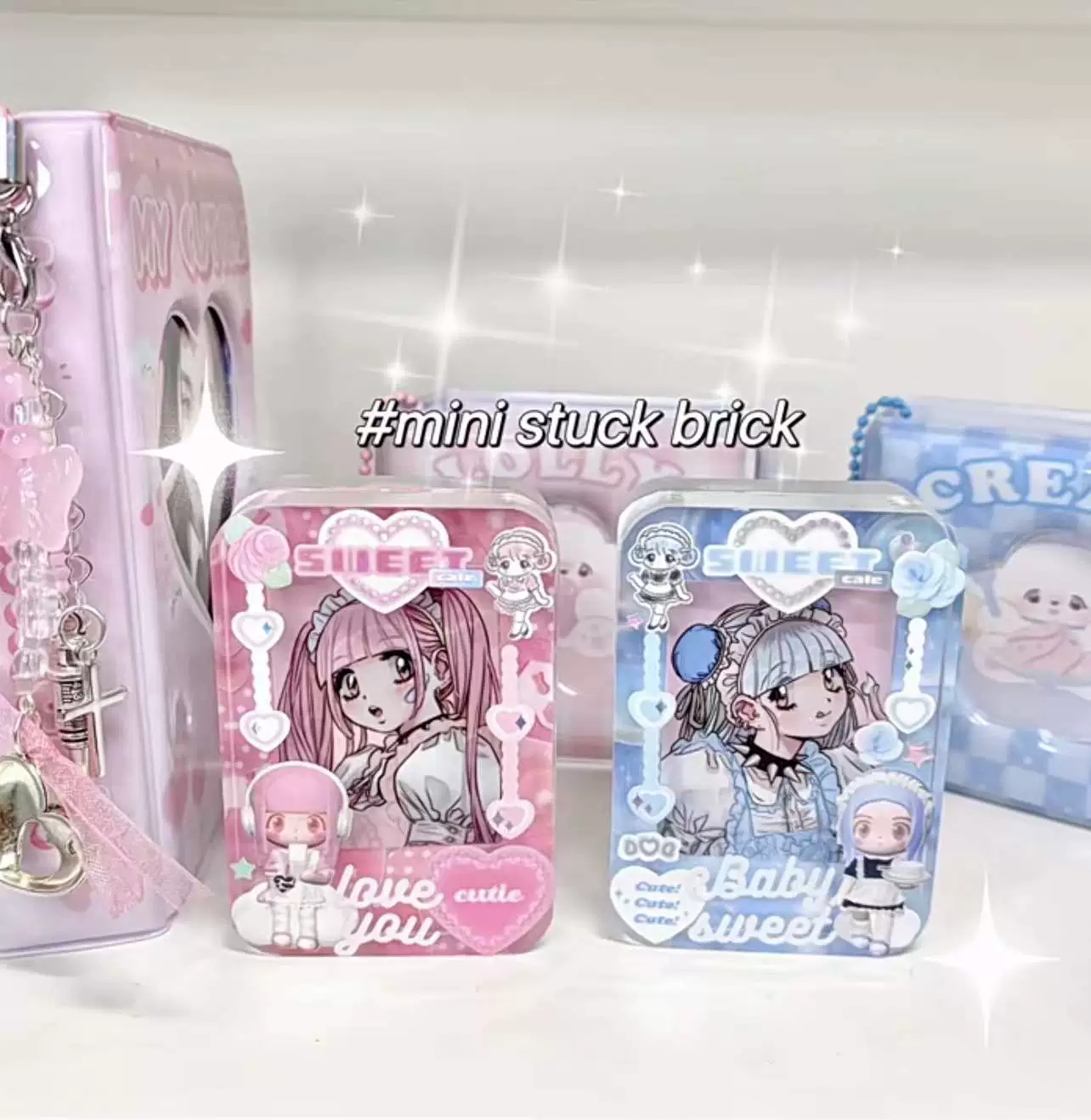 Маленькая Красная книга с мини-картой кирпич оптом акриловая магнитная карта маджонг ГУ студенческий ручной счет однодюймовая фоторамка