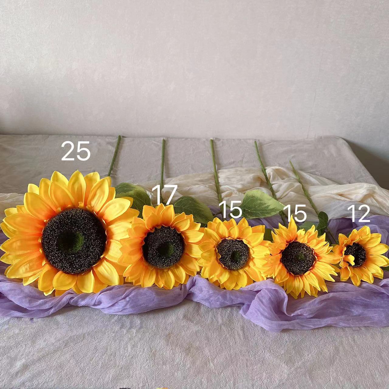 Aliexpress flor de girasol simulada flor de simulación decoración de estilo pastoral