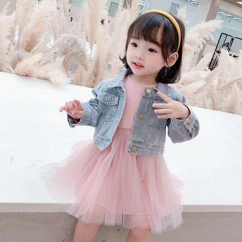 Baby Girl Spring Set Jeans Princess 2026 Baby Girl Jeans Jeans Je