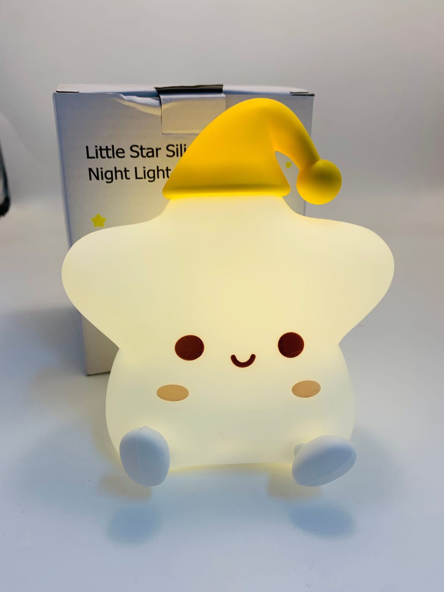 Conductor creativo de luz nocturna ambiente de sueño luz suave lámpara de mesa de tostada dormitorio iluminación de cabezal de cama temporización con lámpara de sueño