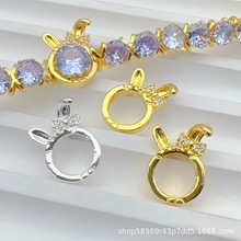 18k������~΢��ʯ�~�ö������Ȧ���������diy�Ʒ���