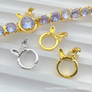 18k������~΢��ʯ�~�ö������Ȧ���������diy�Ʒ���