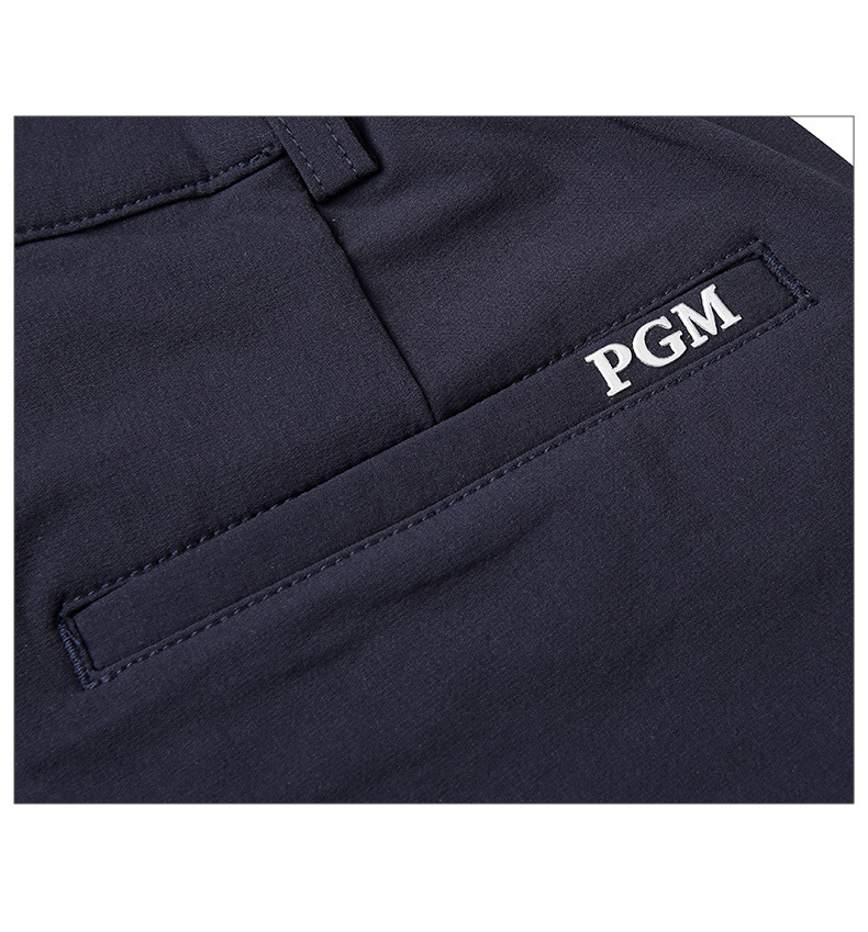 Quần cắt golf trẻ em PGM cạp co giãn, quần thể thao mùa hè cho bé gái — Yf591-áo màu xanh hải quân, YF591-Áo màu trắng, KUZ157-Quần cắt ngắn màu trắng, Kuz157-Quần cắt màu xanh nước biển chi tiết 18