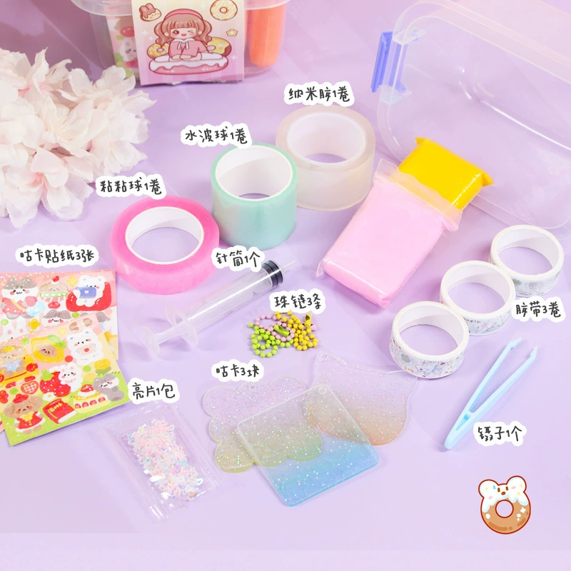 Clay, cute set, children's stickers, full set, DIY, Birthday gift