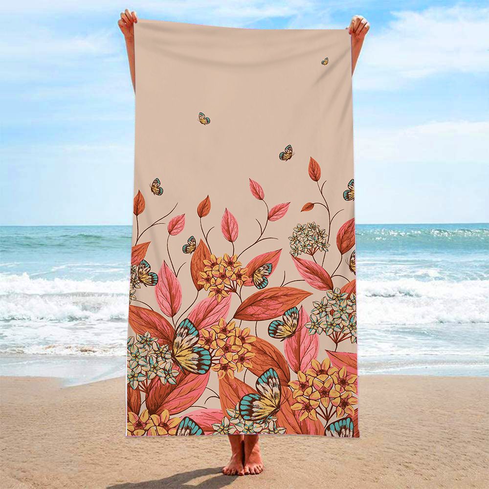 Casual Flower Beach Towels display picture 1