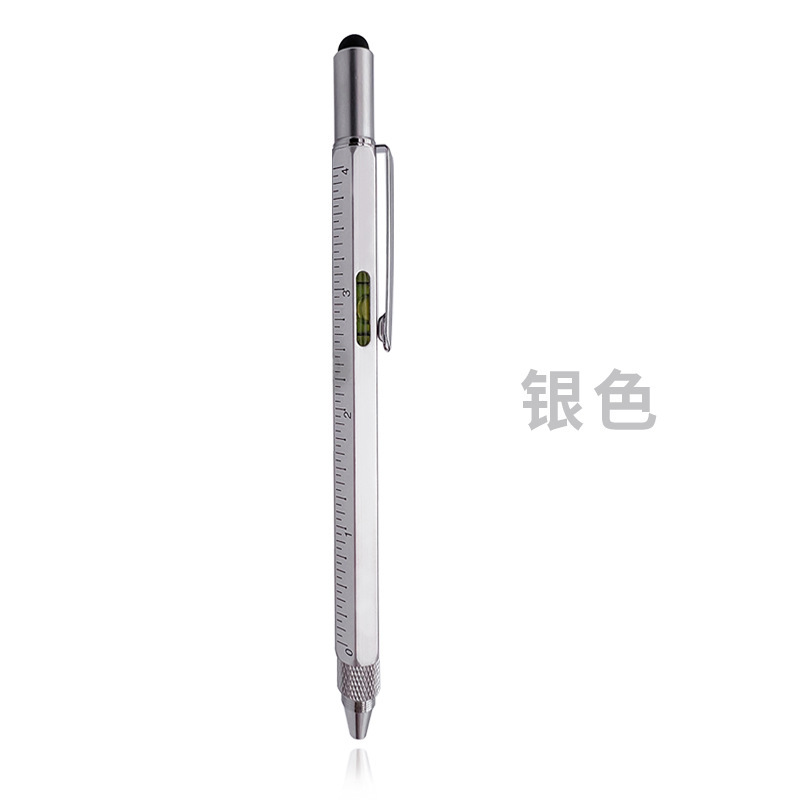Fuente de carga estable todo el nivel metálico condensador longitud tactile destornillador lápiz de bola LOGO grabado por láser