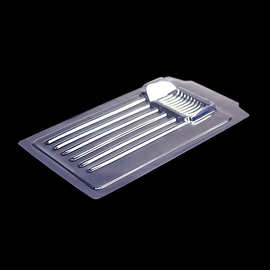 透明PVC吸塑包装 pvc日用品挂钩浴室帘高频热压吸塑 泡壳底托现货