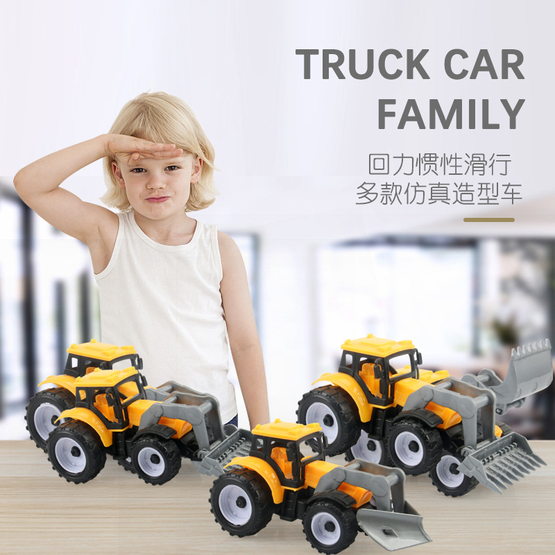 children Warrior Inertia Engineering vehicles Toys simulation Model Bulldozers boy Toys wholesale Decoration Stall