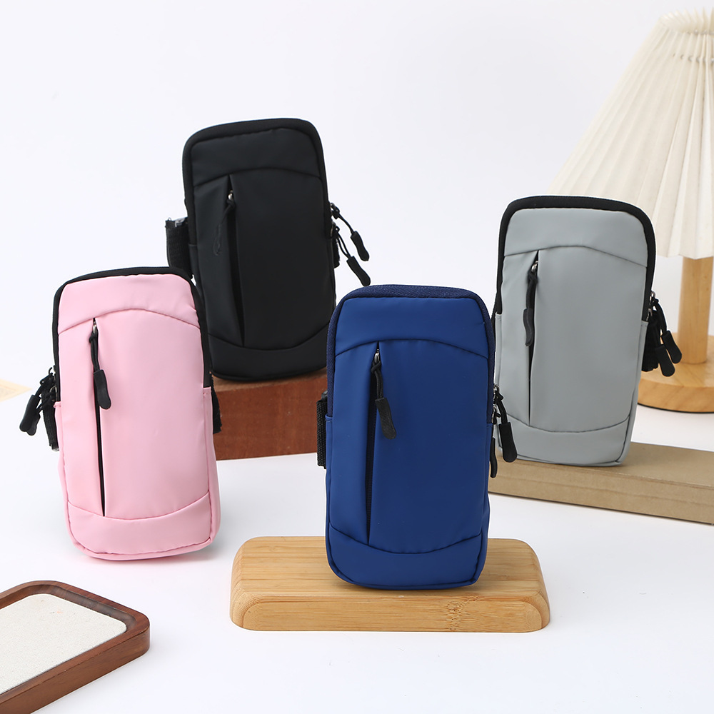 Cross-Border Running Waterproof Mobile Phone Arm Bag, Sports and Fitness Arm and Wrist Dual-Purpose Storage Bag, Mountaineering and Hiking Portable Mobile Phone Bag