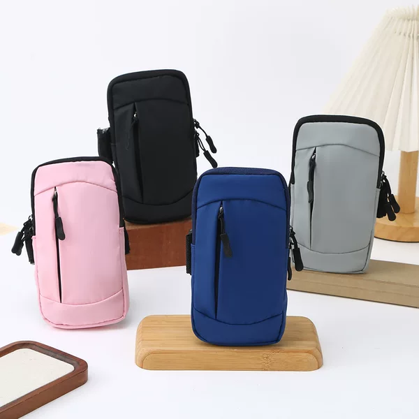 Cross-Border Running Waterproof Mobile Phone Arm Bag, Sports and Fitness Arm and Wrist Dual-Purpose Storage Bag, Mountaineering and Hiking Portable Mobile Phone Bag