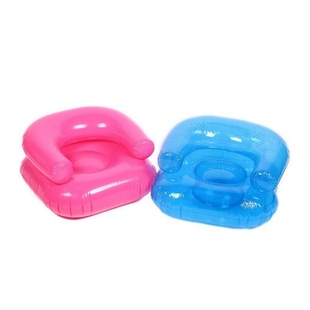 Factory Direct Sales Transparent Inflatable Sofa Portable Pvc Water Game Sofa Kidsren's Play Seat