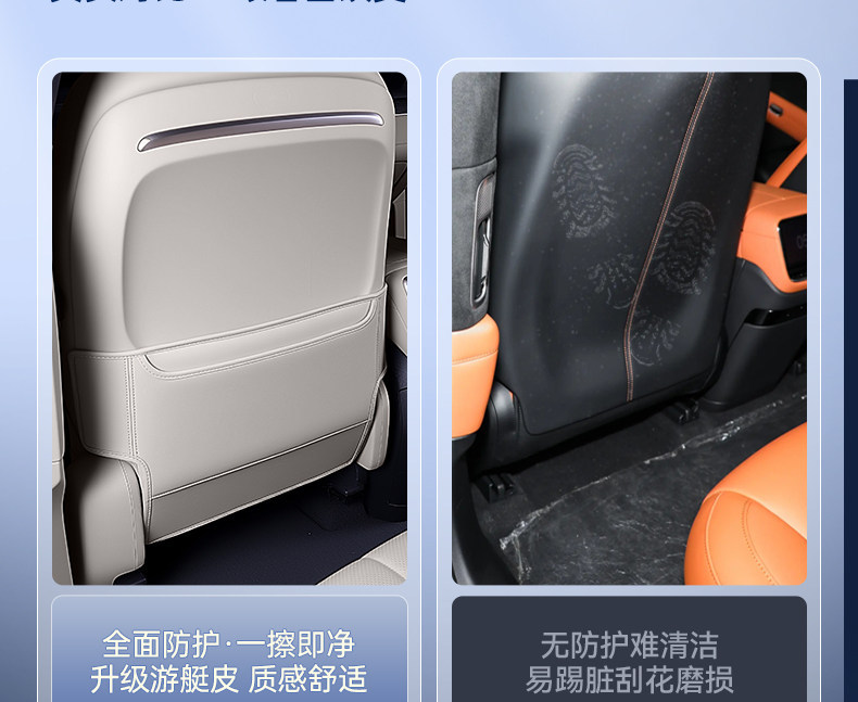 Suitable for Lantu Zhiyin Seat Anti-Kick Pads, Rear Seat Backrest Protection, Car Interior Modification Accessories, and Complete Set of Supplies