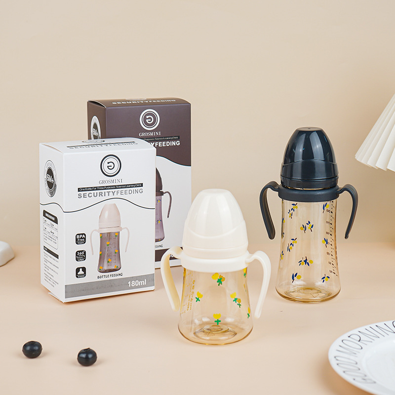 Children's straw, feeding bottle, capacious glass, tea cup, wide neck