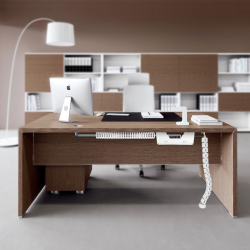 Punch-free computer under desk cable tube, under desk wire storage, cable management hub, under desk hidden cable threading and routing trough