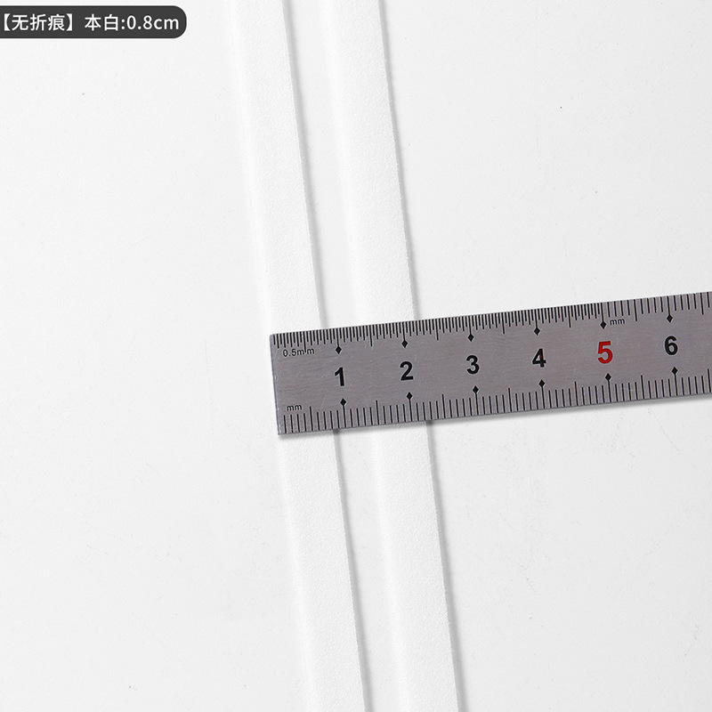 0.8cm * 이 흰색 * 7070 매트 주름 (2700 m/bag)