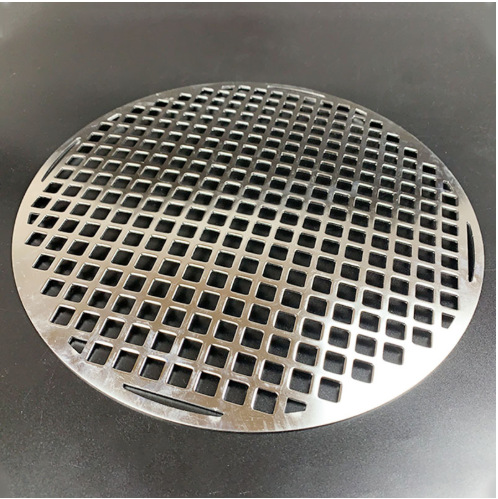 Fábrica en stock al por mayor barbacoa portátil de malla con patas en relieve parrilla de barbacoa al aire libre ronda de acero inoxidable barbacoa red