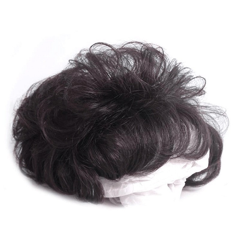 Hair Topper for Women to Cover Gray Hair, Natural and Realistic Seamless Hairpiece to Increase Volume, Fluffy Real Hair Corn Silk Hair Topper
