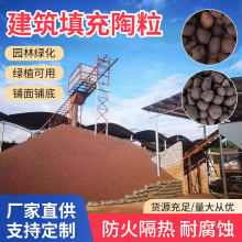 卫生间回填用建筑陶粒工程装修园林绿化轻质填充屋顶隔热陶粒厂家
