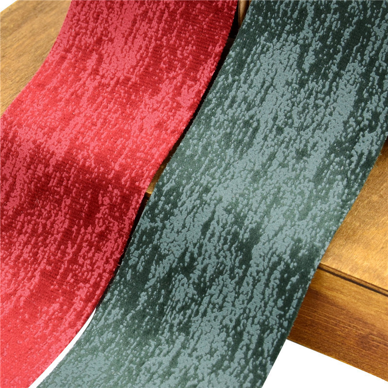 Nuevo color de contraste transfronterizo de tela de terciopelo de gamuza flores de regalo embalaje material de arco hecha a mano DIY cinta 5 metros