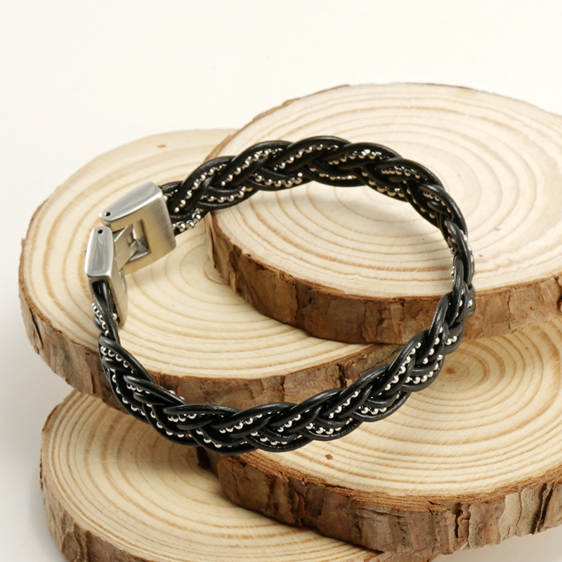 1 Piece Simple Style Twist Oil Rope Handmade Chain Unisex Bracelets